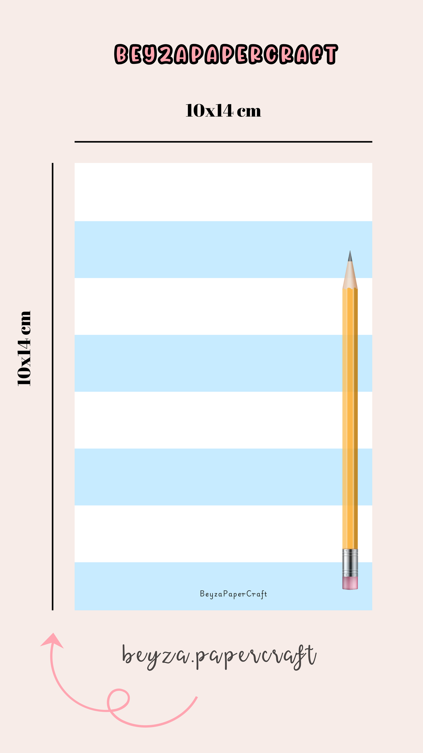 BeyzaPaperCraft Öğretmenler Günü -4'lü Notepad Seti Best Ever Teacher , Renkli Şeritli Eğitim Temalı