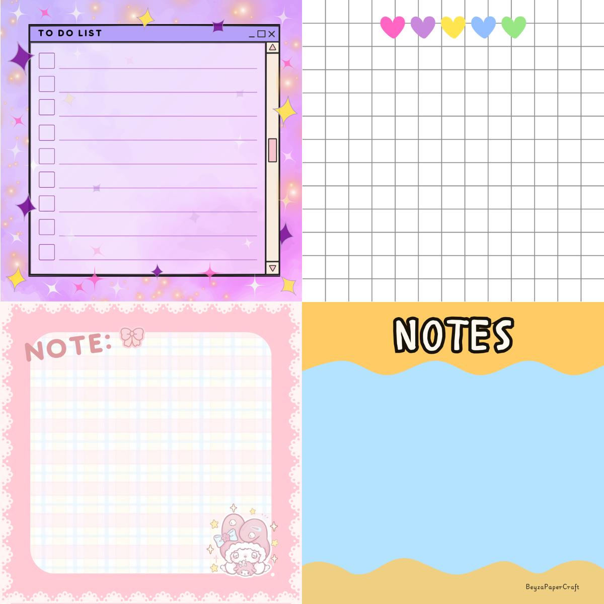 4’lü Notepad Seti