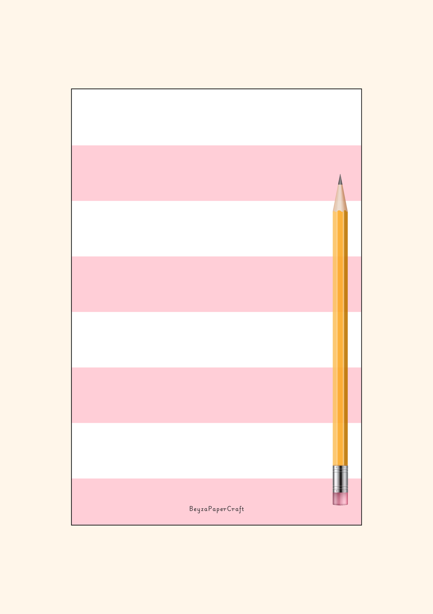 BeyzaPaperCraft Öğretmenler Günü -4'lü Notepad Seti Best Ever Teacher , Renkli Şeritli Eğitim Temalı